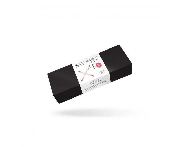 Хрестовина Liebe Seele White & Pink Leather Hogtie