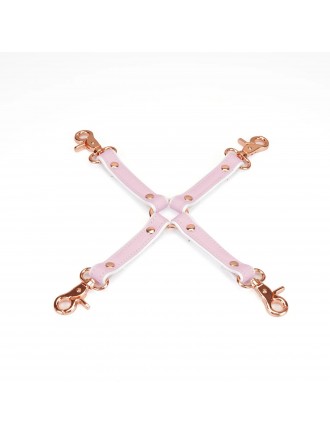 Хрестовина Liebe Seele White & Pink Leather Hogtie