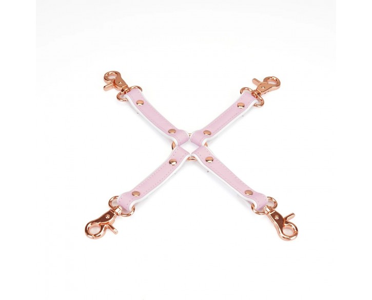 Хрестовина Liebe Seele White & Pink Leather Hogtie