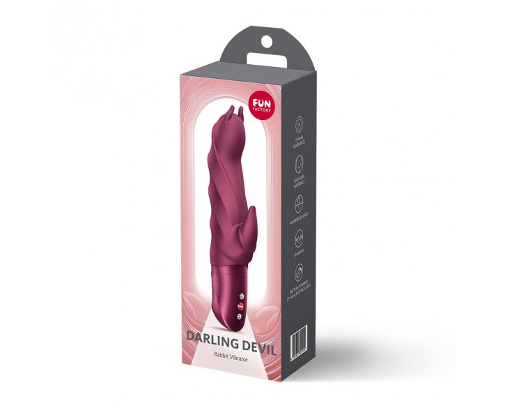 Вібратор Fun Factory Darling Devil Wine Red