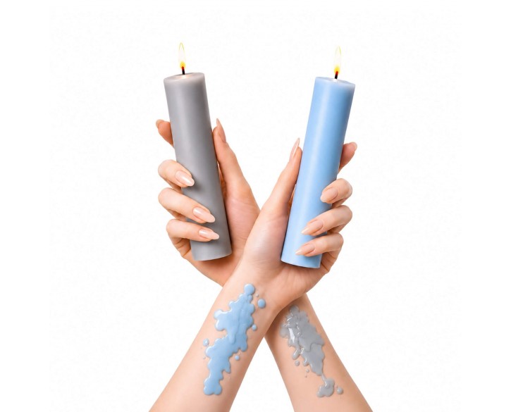 Свічка для WaxPlay Feral Feelings soft 15 см Light Blue