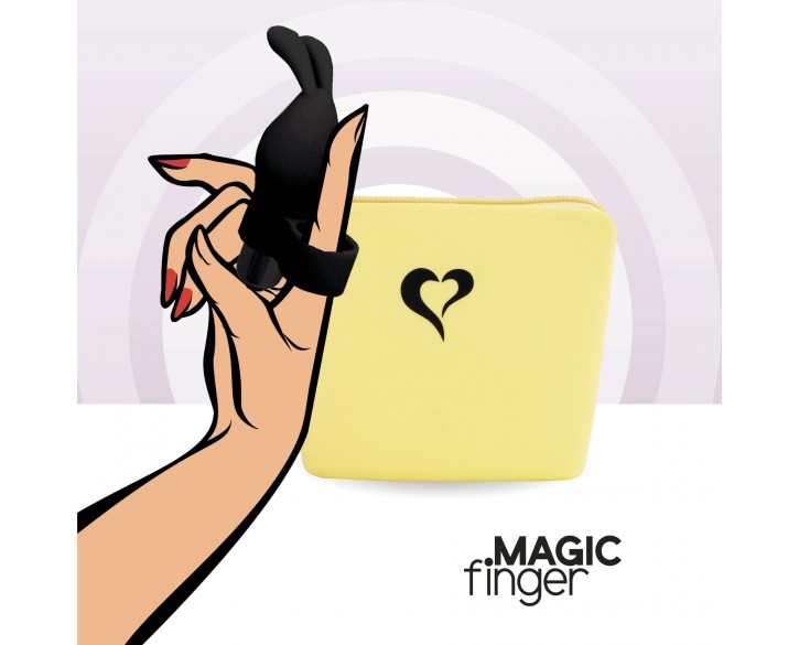 Вібратор на палець FeelzToys Magic Finger Vibrator Black