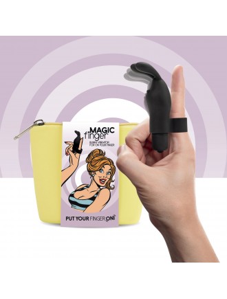 Вібратор на палець FeelzToys Magic Finger Vibrator Black