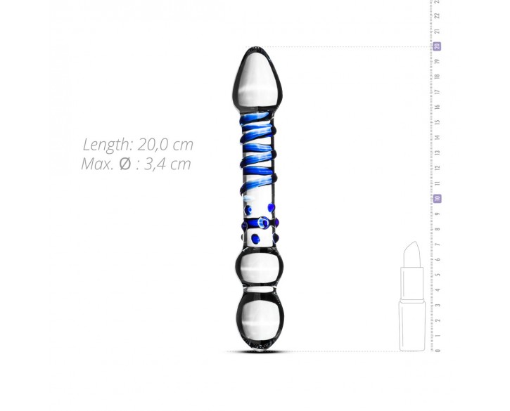 Скляний дилдо Gildo Glass Dildo No. 21