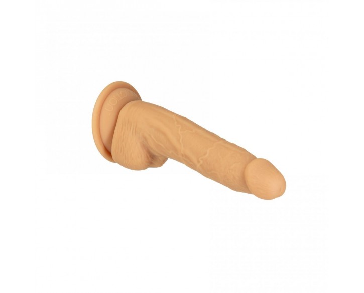 Фалоімітатор Naked Addiction - 8″ Silicone Dual Density Dildo Vanilla, віброкуля в подарунок