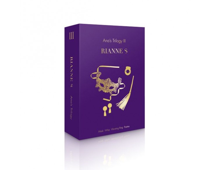 Романтичний подарунковий набір RIANNE S Ana's Trilogy Set III: ерекційне кільце, ажурна маска на обл