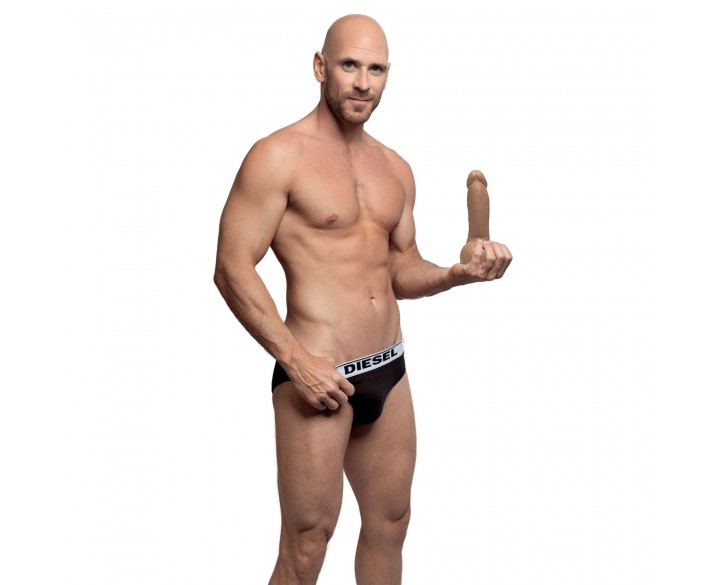 Фалоімітатор Fleshlight Guys: Johnny Sins Dildo, за зліпком пеніса, лисий з Браззерс