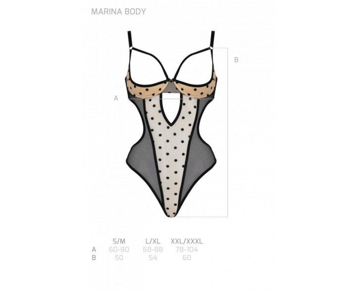 Боді MARINA BODY beige L/XL - Passion