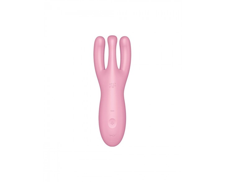 Кліторальний смарт-вібратор Satisfyer Threesome 4 Pink з трьома пальчиками