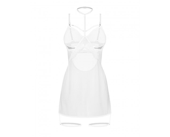 Бебі-долл Obsessive Arrowel White chemise S/M