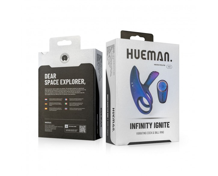 Ерекційне віброкільце Hueman - Infinity Ignite Vibrating Cock Ring