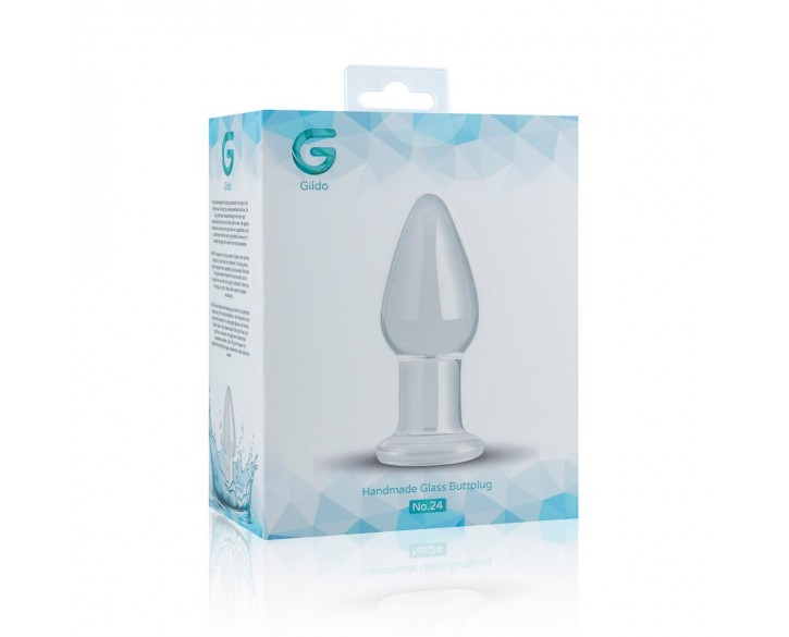 Скляна анальна пробка Gildo Glass Buttplug No. 24