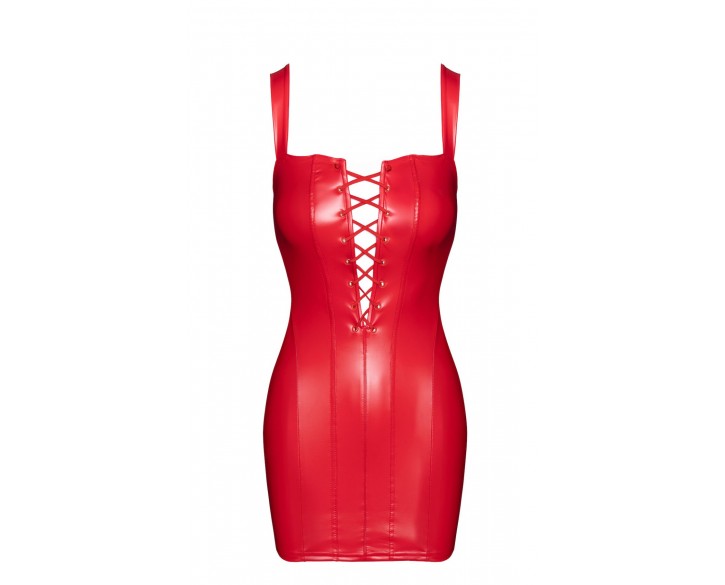 Сукня Noir Handmade F364 Bombshell Lace-Up Mini Dress Red L