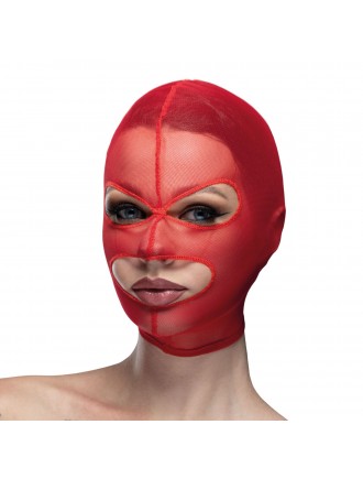 Маска сітка з відкритим ротом та очима Feral Feelings - Mask Red