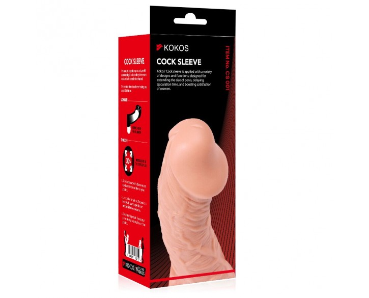 Насадка на член Kokos Cock Sleeve CS 001 M