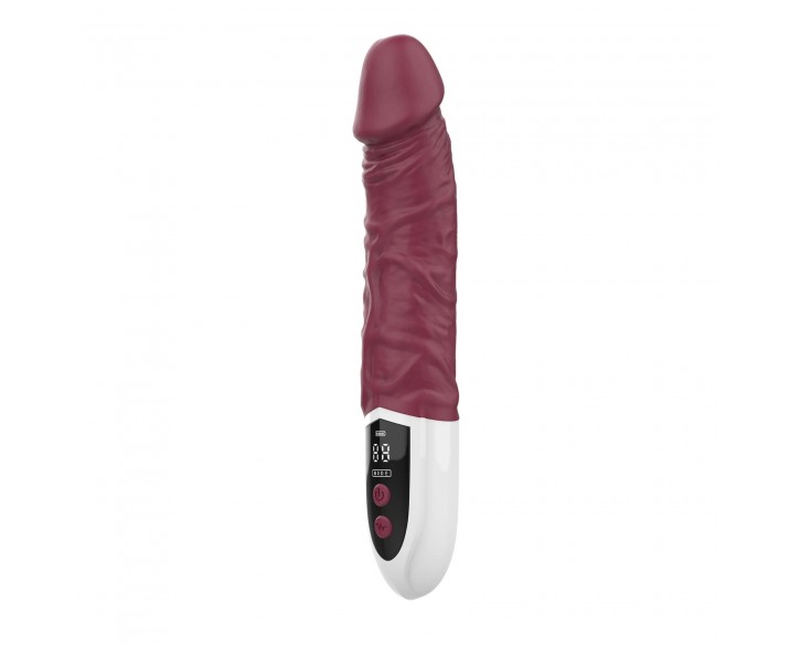 Фалоімітатор з вібрацією Loviss Caeser Vibrator Dildo, реалістичний, 12 режимів
