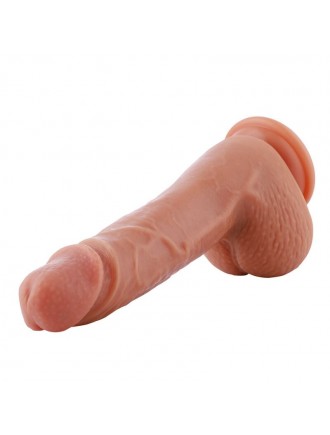 Ультрареалістичний фалоімітатор для секс-машин Hismith 8.3″ 2-layers Silicone Flesh Dildo, 2-шаровий