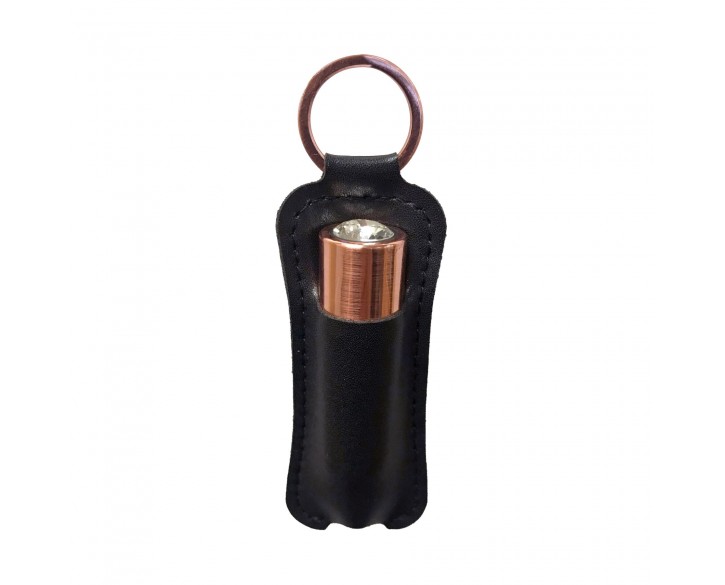 Віброкуля PowerBullet First-Class Bullet 2.5″ з Key Chain Pouch, Rose Gold, 9 режимів вібрації