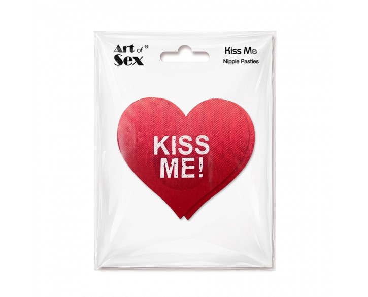 Пестис-сердечка Art of Sex - Kiss me, червоний