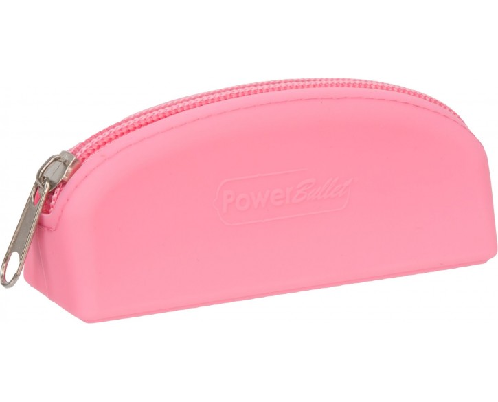 Сумка для зберігання секс-іграшок PowerBullet - Silicone Storage Zippered Bag Pink