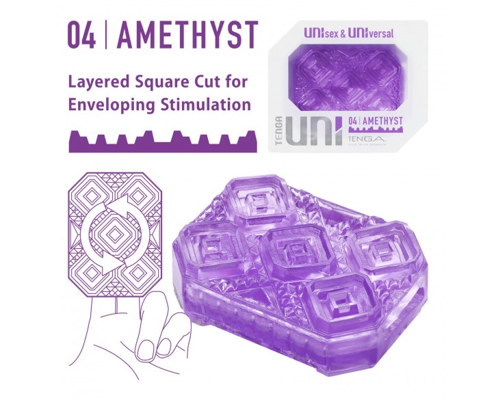 Мастурбатор Tenga UNI Amethyst