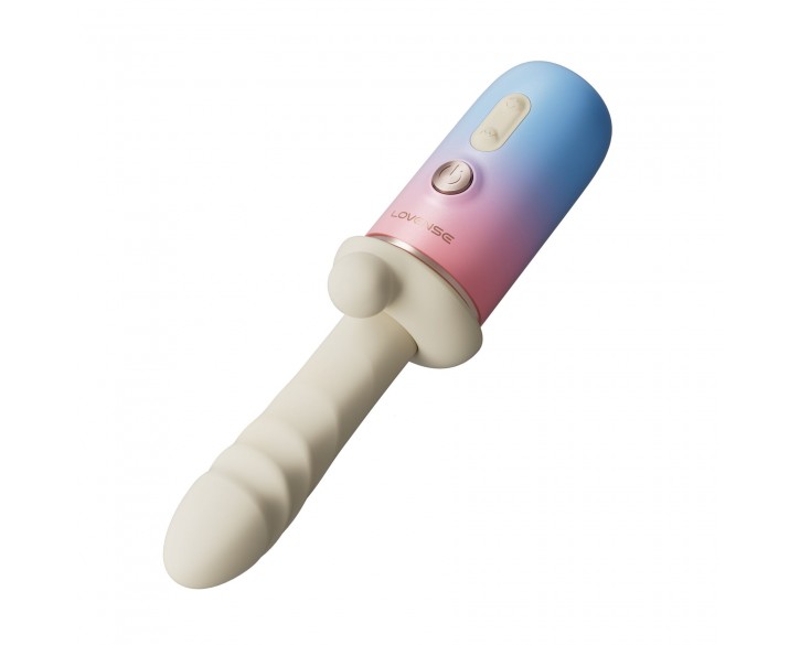 Смарт-міні секс-машина Lovense Spinel імітація фрикцій, підігрів, 3 насадки, на присосці