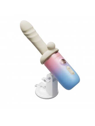 Смарт-міні секс-машина Lovense Spinel імітація фрикцій, підігрів, 3 насадки, на присосці