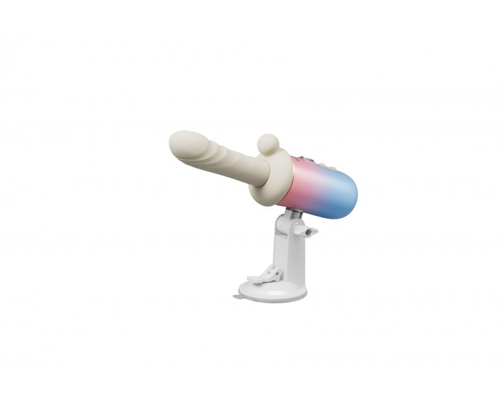 Смарт-міні секс-машина Lovense Spinel імітація фрикцій, підігрів, 3 насадки, на присосці