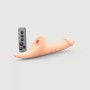 Вібронасадка для страпону з вакуумною стимуляцією Strap-On-Me Multi Orgasm Realistic Dildo L Vanilla