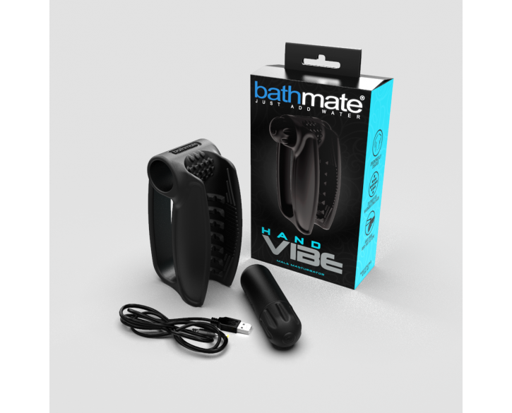 Мастурбатор з віброкулею Bathmate Hand Vibe, 10 режимів, перезаряджається