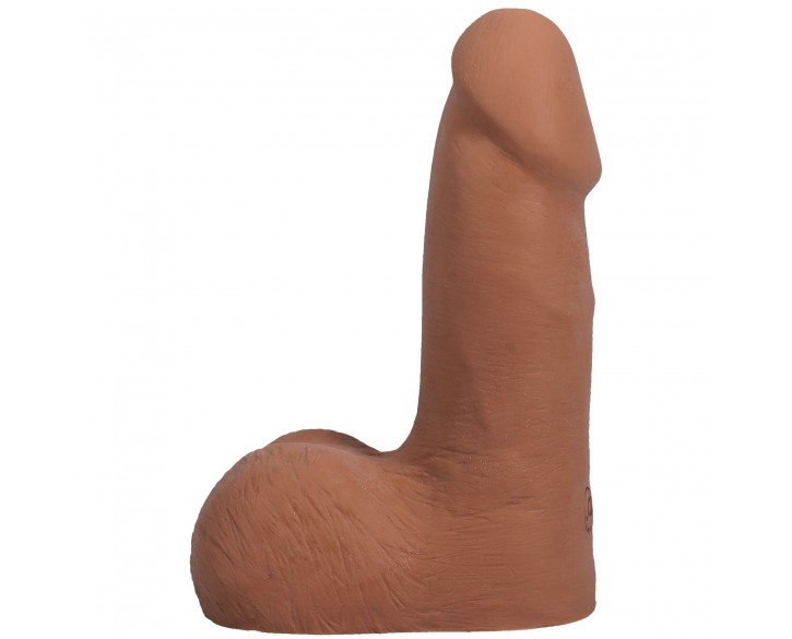 Фалоімітатор Doc Johnson The Realistic Cock ULTRASKYN - 5 Inch with Balls Caramel
