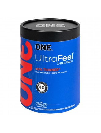 Презервативи ONE Ultra Feel 40 шт, подарункова упаковка тюб