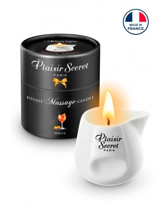 Масажна свічка Plaisirs Secrets Spritz (80 мл) подарункове паковання, керамічний посуд