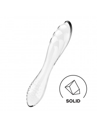 Скляний дилдо Satisfyer Dazzling Crystal 1 (Transparent)