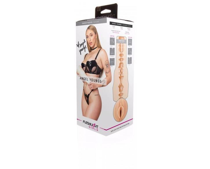 Мастурбатор Fleshlight Girls: Angel Youngs - Sweetness, зі зліпка вагіни, дуже ніжний