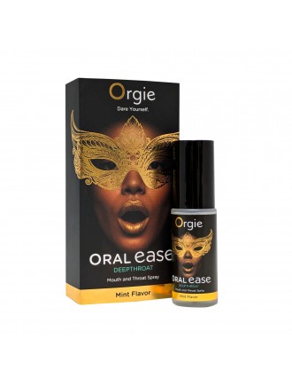 Спрей для глибокого мінету Orgie – Oral Ease Deepthroat (15 мл), м’ятний, без анестетиків