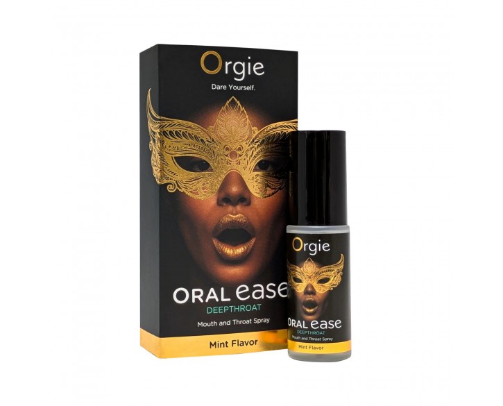 Спрей для глибокого мінету Orgie – Oral Ease Deepthroat (15 мл), м’ятний, без анестетиків