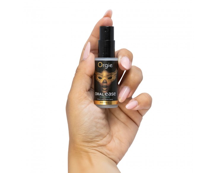 Спрей для глибокого мінету Orgie – Oral Ease Deepthroat (15 мл), м’ятний, без анестетиків