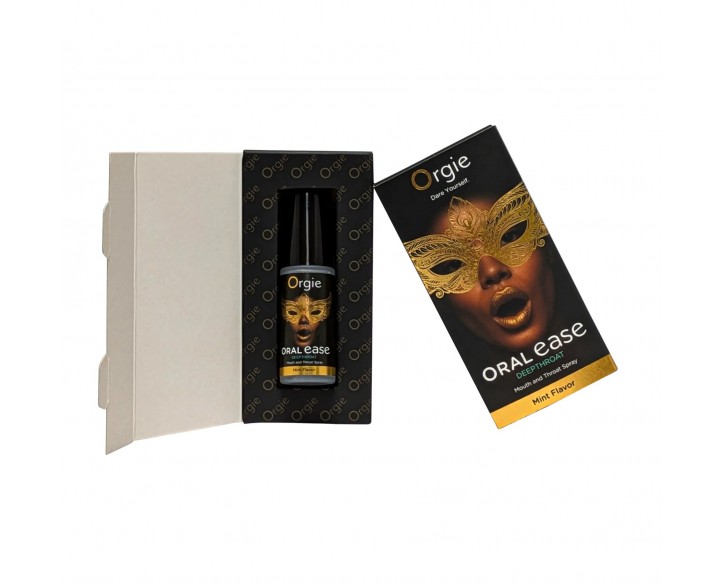 Спрей для глибокого мінету Orgie – Oral Ease Deepthroat (15 мл), м’ятний, без анестетиків