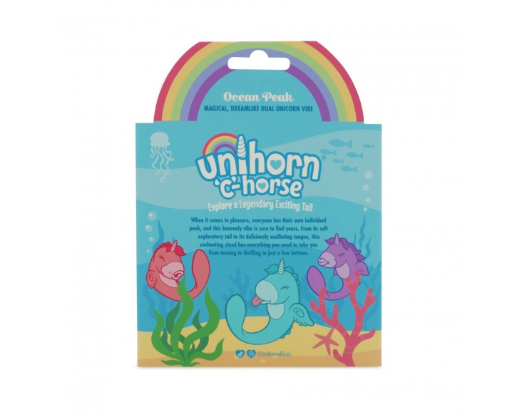 Вібратор-єдиноріжка Unihorn – C Horse – Ocean Peak, вагінально-кліторальна стимуляція, 2 мотори по 10 режимів