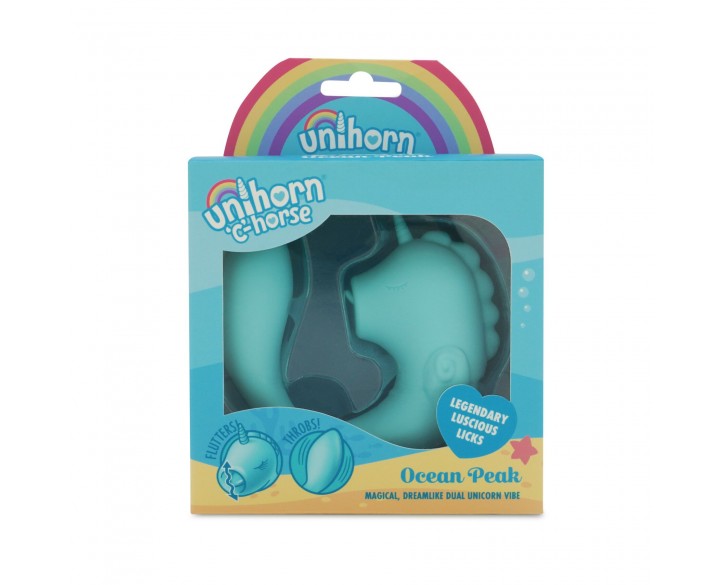 Вібратор-єдиноріжка Unihorn – C Horse – Ocean Peak, вагінально-кліторальна стимуляція, 2 мотори по 10 режимів