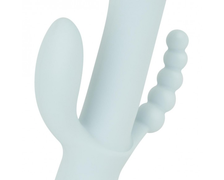 Вібратор-кролик Good Vibes Only - SAGE Triple Stimulation Vibe Soft Silicone - Blue