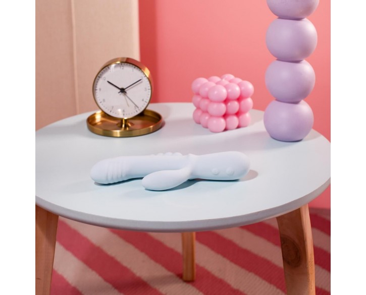 Вібратор-кролик Good Vibes Only - SAGE Triple Stimulation Vibe Soft Silicone - Blue