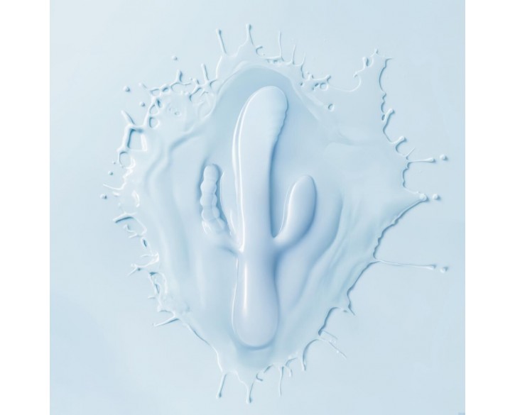 Вібратор-кролик Good Vibes Only - SAGE Triple Stimulation Vibe Soft Silicone - Blue