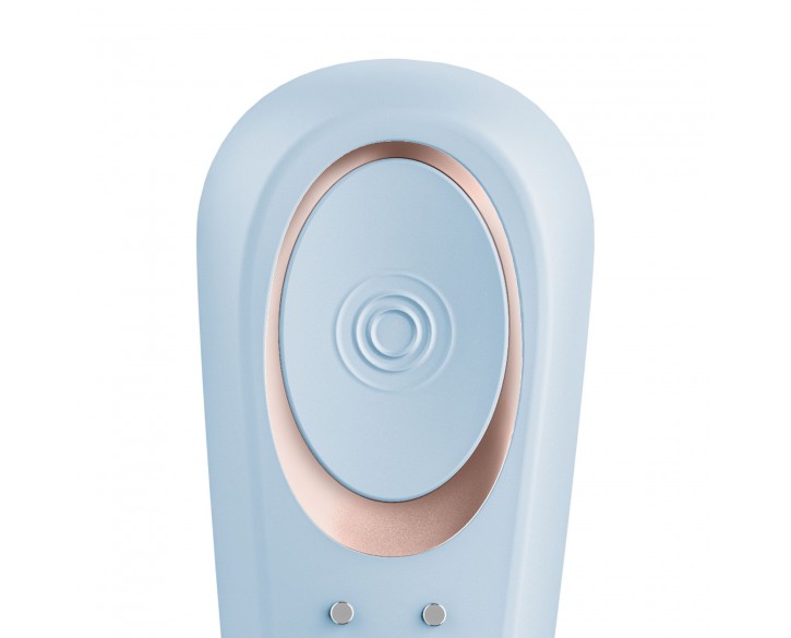 Вібратор для пар Satisfyer Double Classic Light Blue з одним моторчиком