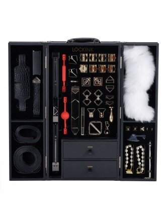 БДСМ-набір LOCKINK All-in-1 BDSM Play Kit - Crocodile Leather