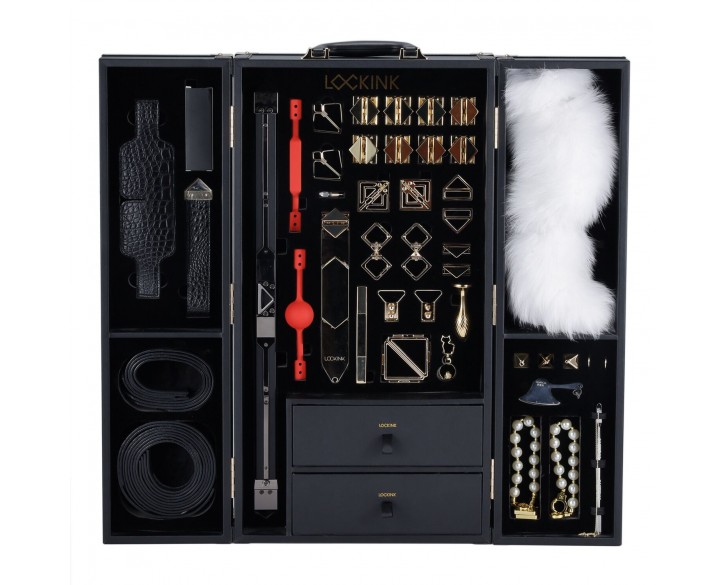 БДСМ-набір LOCKINK All-in-1 BDSM Play Kit - Crocodile Leather