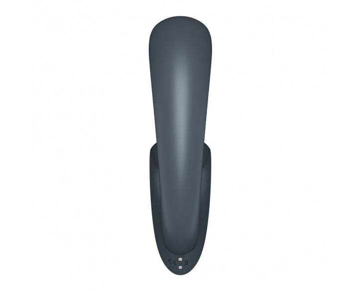 Вагінально-кліторальний вібратор Satisfyer G for Goddess 1 Dark Grey, 2 мотори