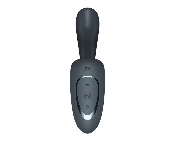 Вагінально-кліторальний вібратор Satisfyer G for Goddess 1 Dark Grey, 2 мотори