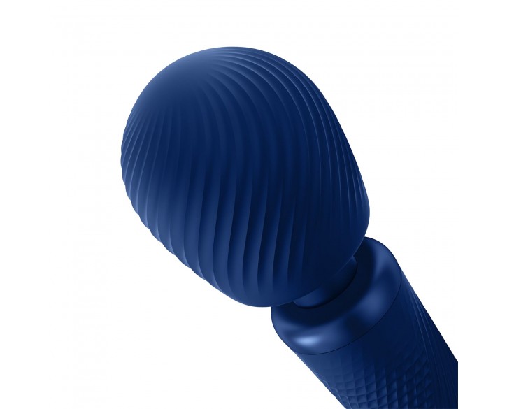 Вібромасажер Fun Factory VIM Vibrating Wand midnight blue, суперпотужний та легкий, до 6 годин роботи